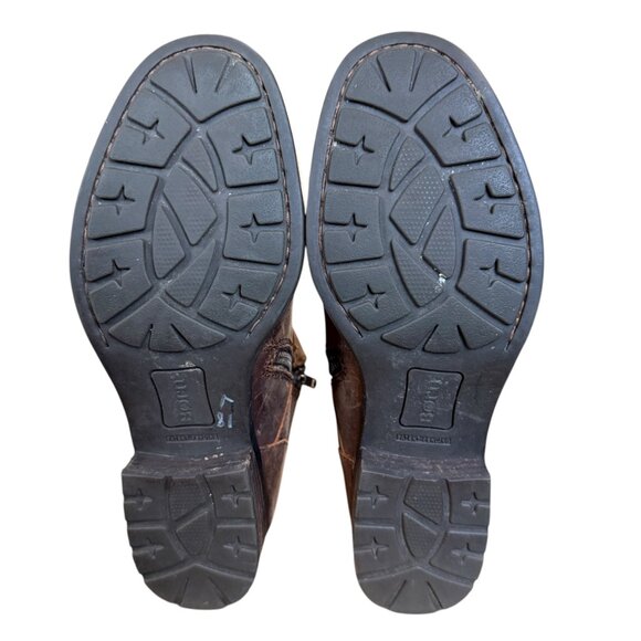 Born Trinculo distressed brown leather ankle boots women's size 6.5M - Picture 10 of 12